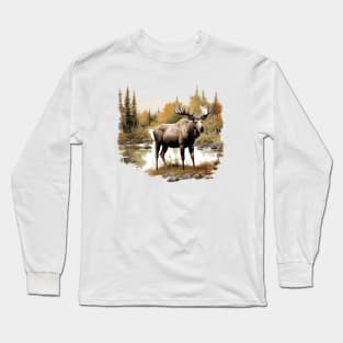 Wild Moose Long Sleeve T-Shirt